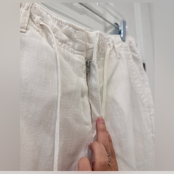 Benson White 100% Linen Relaxed Fit Drawstring Pants
- Size Small - Picture 7 of 14